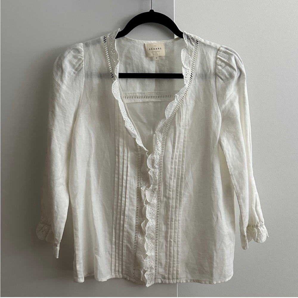 Sézane Celia Blouse - Size 36